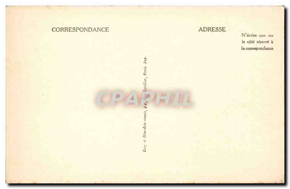 Chatel Guyon CPA Vue sur le parc et les hotels — Rückseite