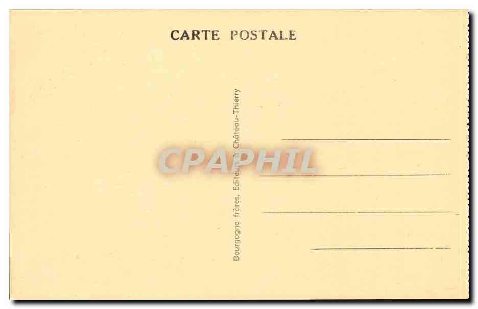 Senlis CPA College Saint Vincent Vue generale — Rückseite