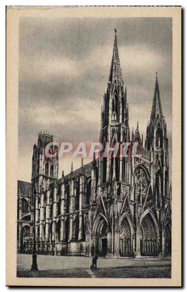 Rouen CPA Eglise Saint ouen cote nord