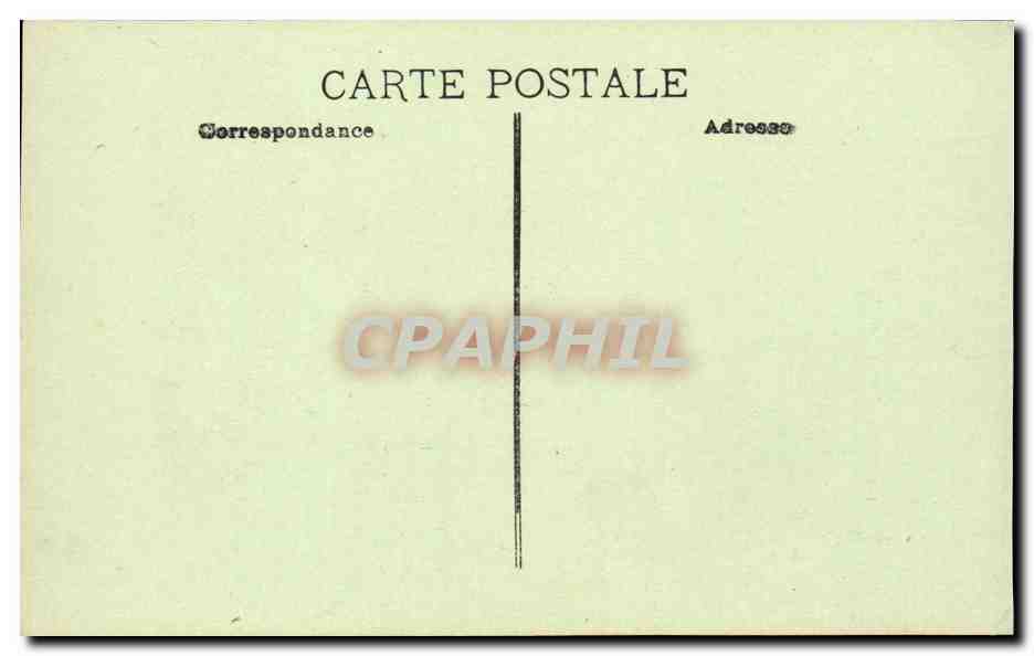 Marseille Chateau d'if CPA Cour interieure Le puits — Rückseite