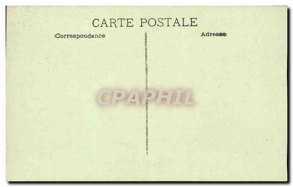 Marseille Chateau d'if CPA Le donjon — Rückseite