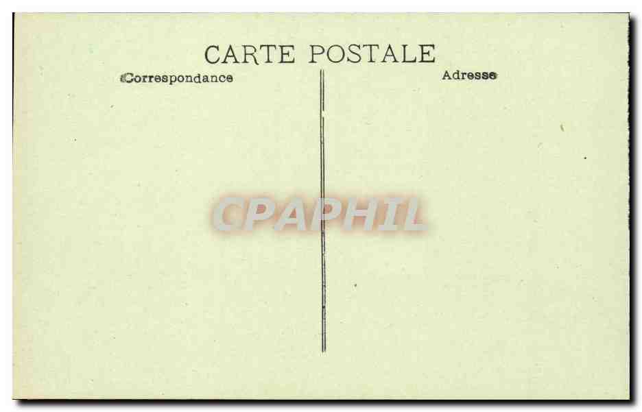 Marseille Chateau d'if CPA Debarcadere cote nord — Rückseite
