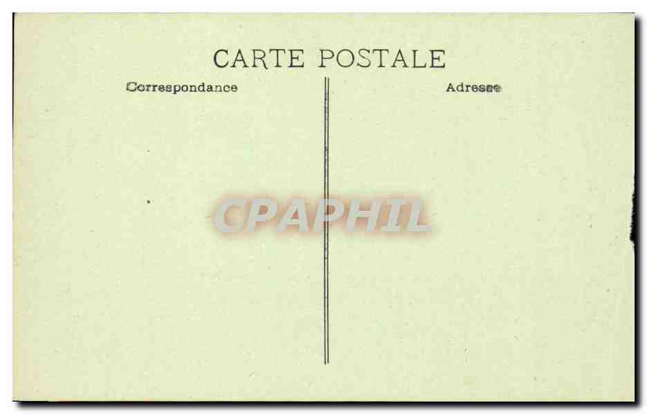 Marseille Chateau d'if CPA Vue generale des ruines — Rückseite