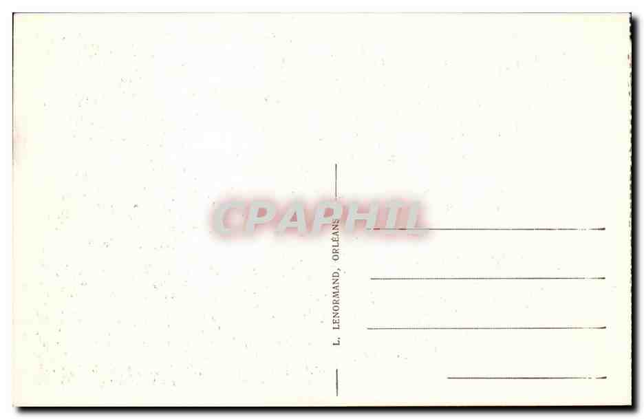 CPA Orleans Statue de Jeanne d'arc par Foyatier — Verso