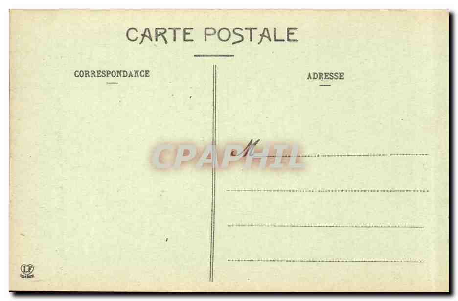 CPA Luchon Chute de la Pique et fond de Venasque — Rückseite