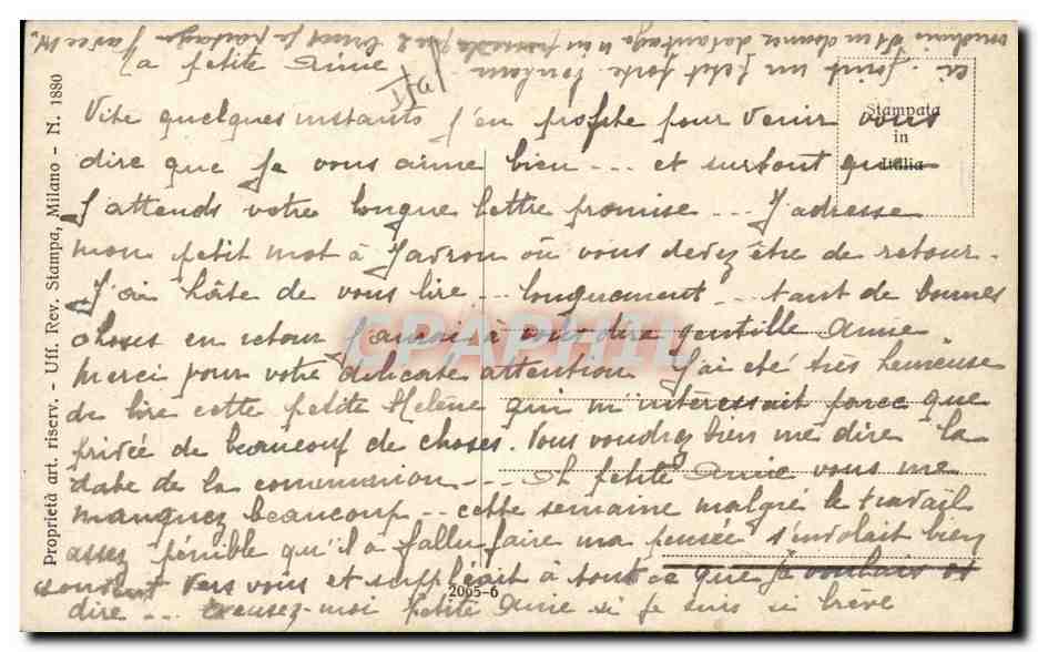 CPA Paysage — Verso