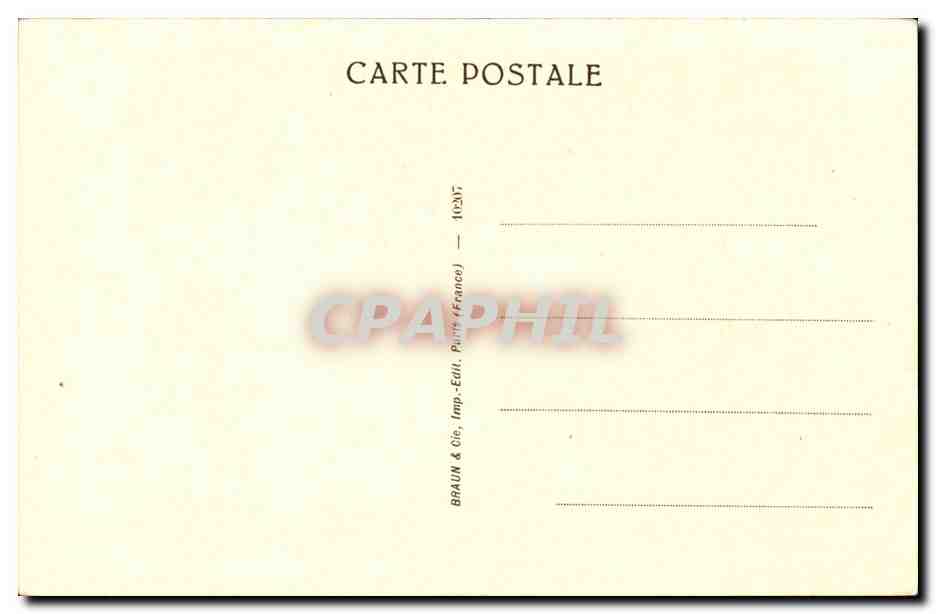 CPA Musee du Louvre Paris Delacroix Dante et Virgile par Phlegias traversant le lac qui entoure la ville infernale de Di — Rückseite