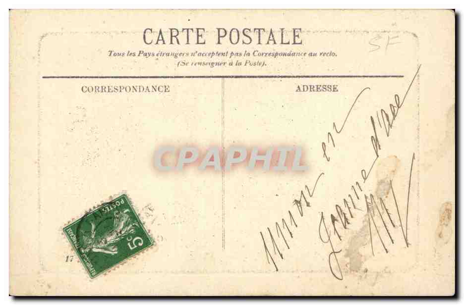 CPA Jeanne d'arc Le sacre lenepveu — Verso