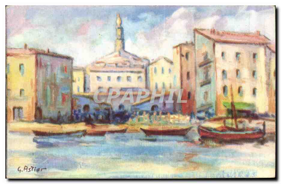 Marché au poisson — Venise — G. Astier