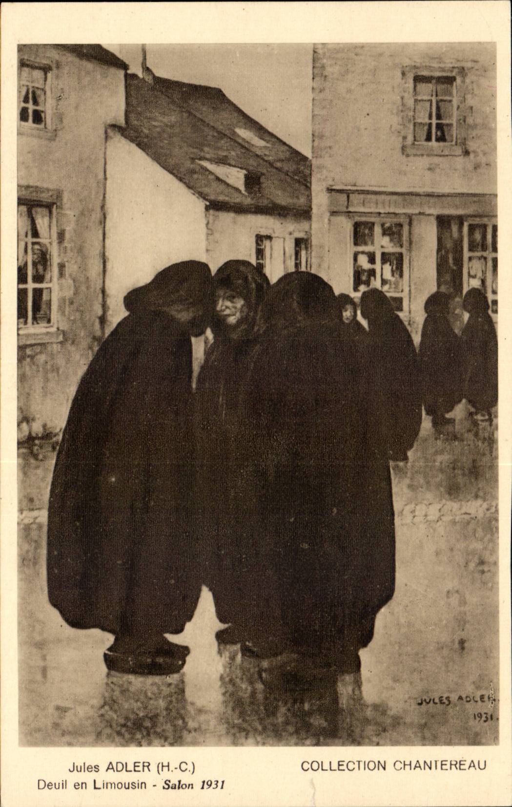 CPA Jules Adler Deuil en limousin Salon 1831 Chantereau