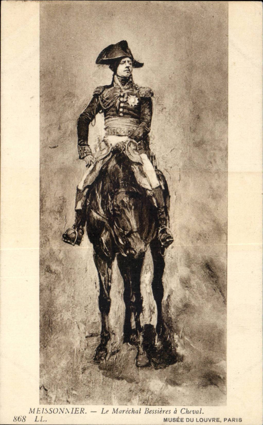 CPA Meissonnier Le marechal Bessieres a cheval