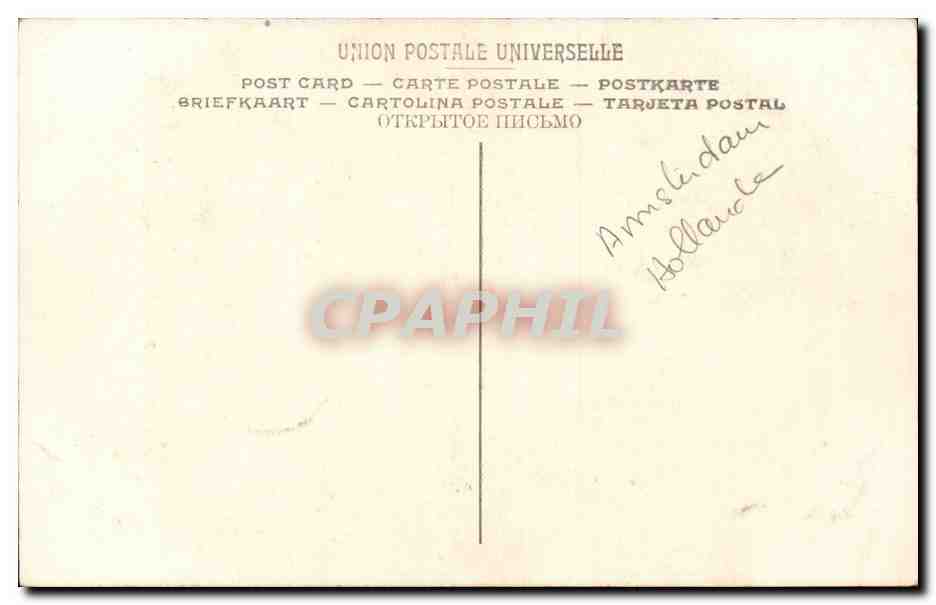 CPA A Van der Werff Sainte Famille — Verso