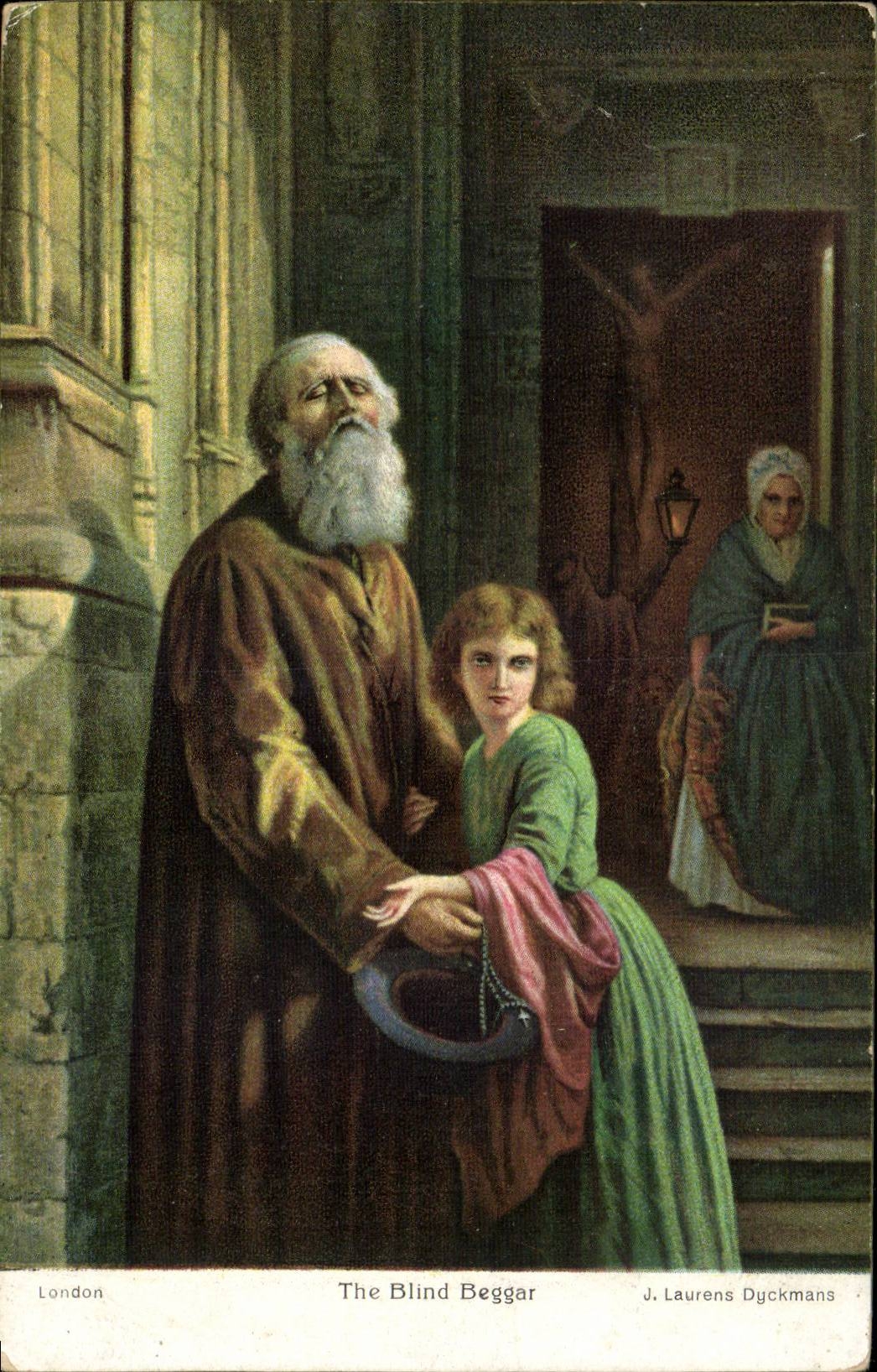 CPA Joseph Laurent Dyckmans The blind beggar