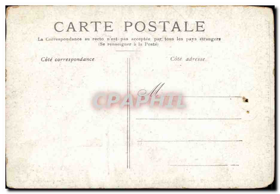 CPA Napoleon Bonaparte 1er consul par Isabey — Verso