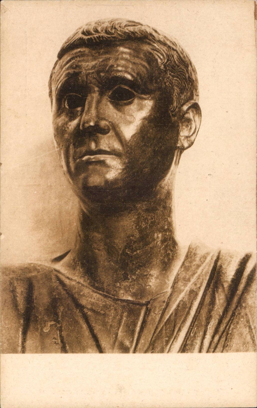 Büste eines Redners — Etruskisch — Fratelli Alinari, n° 2544a