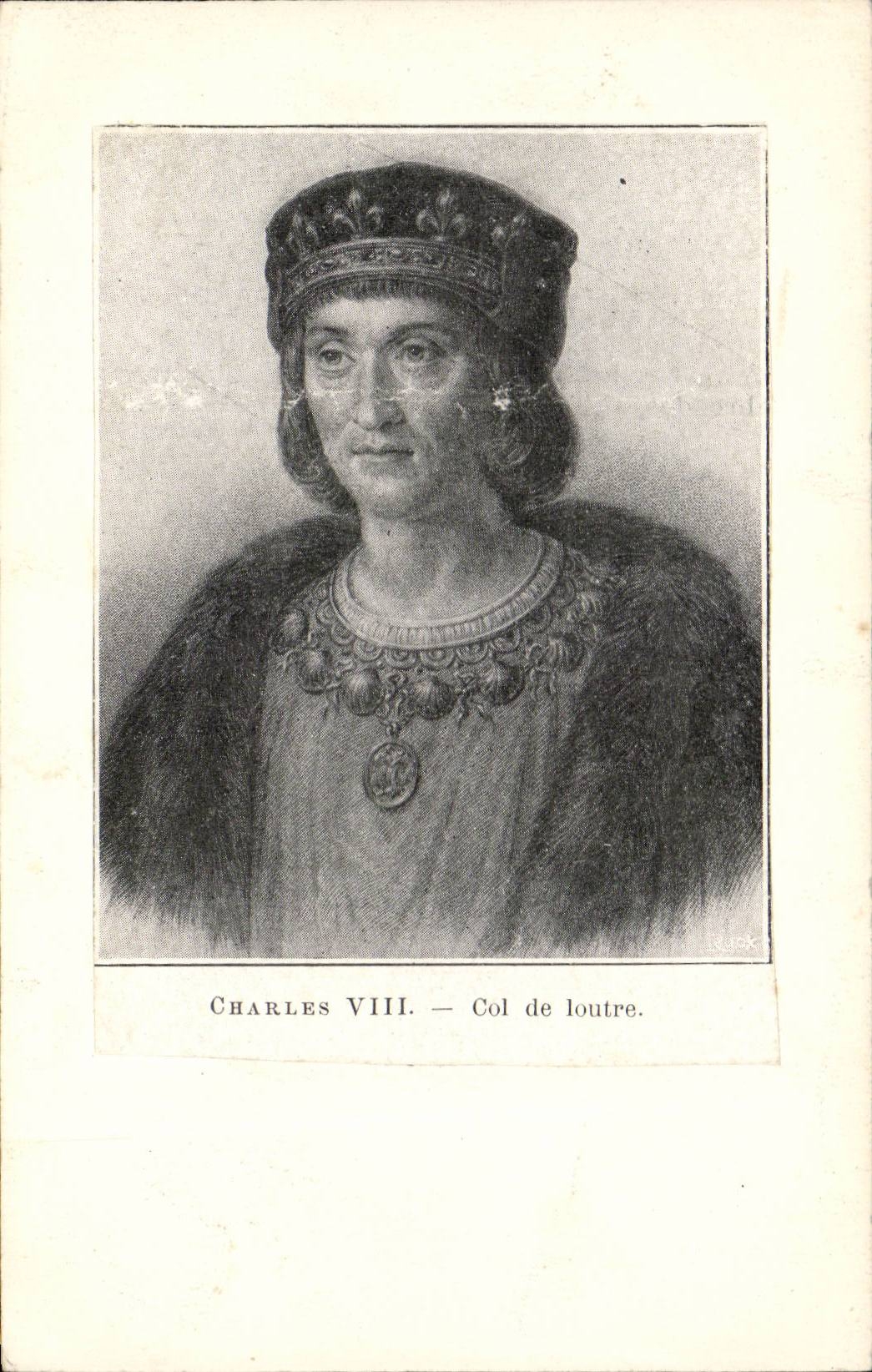 CPA Charles VIII Col de loutre