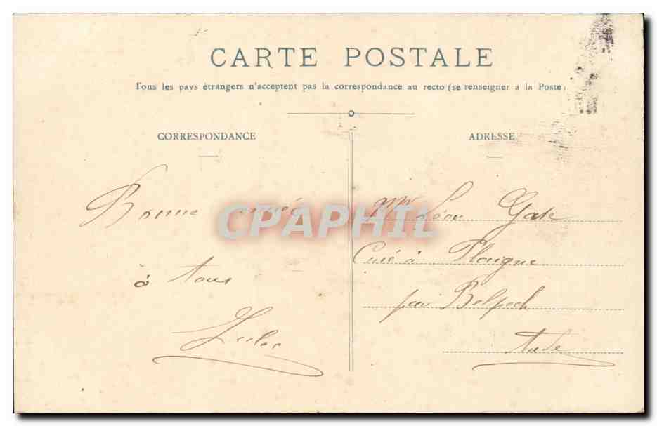 CPA Marie antoine TRP — Rückseite