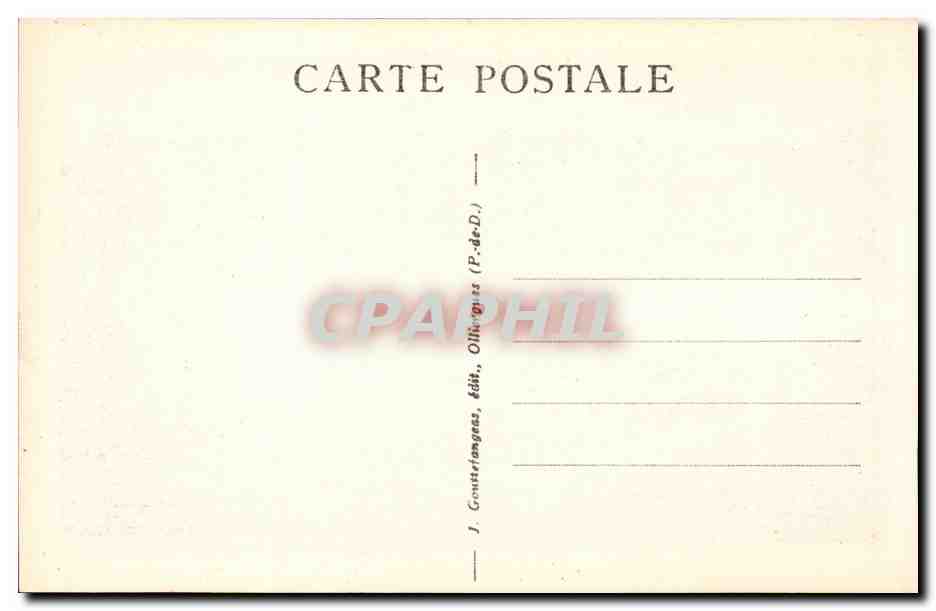 Le Mont-Dore — Paysage — Route de Besse — g. d'o. - 1431 — Verso