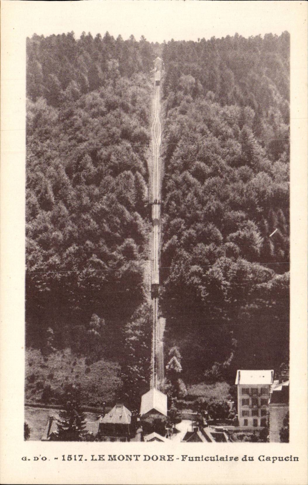 CPA Auvergne Mont Dore Funiculaire du Capucin