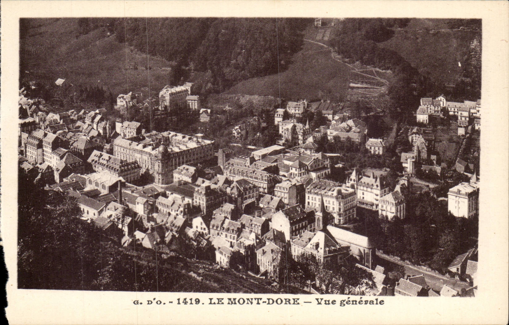 Le Mont-Dore — Vue générale — G. D'O. n°1419