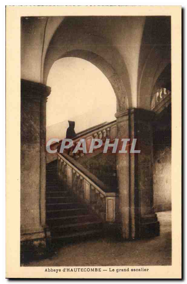 Abbaye d'HAUTECOMBE — Le grand escalier