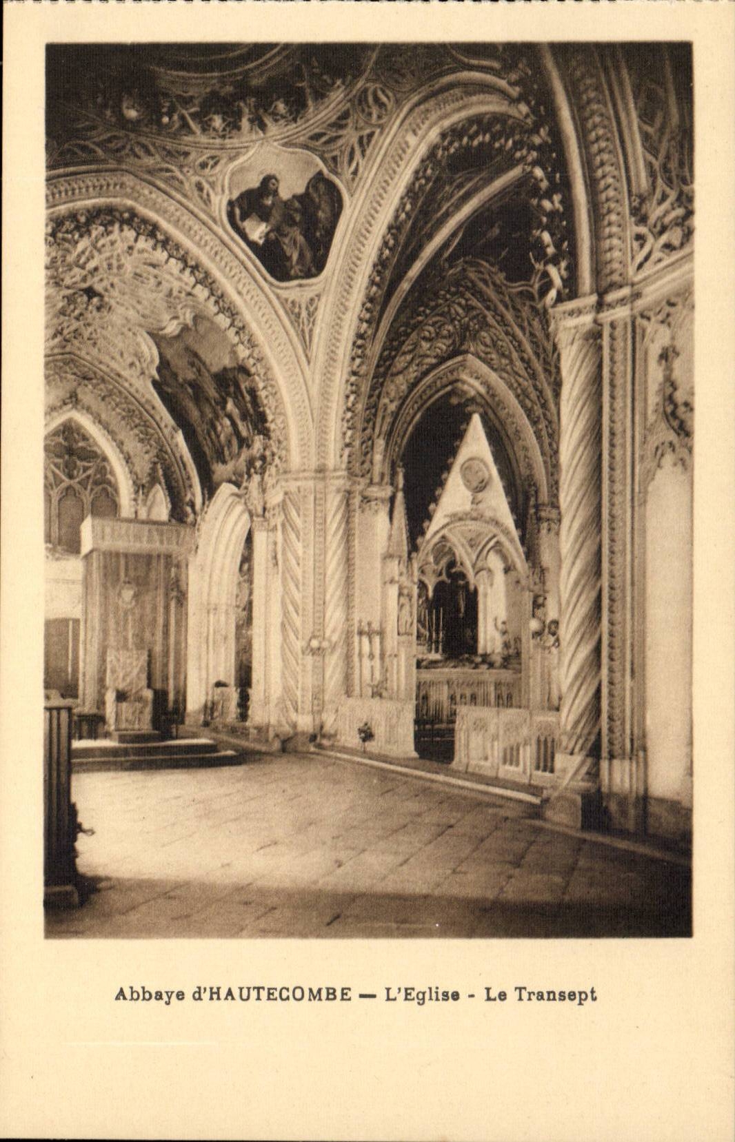 Aix les Bains - Abbaye d'Hautecombe - Le transept - CPA 
