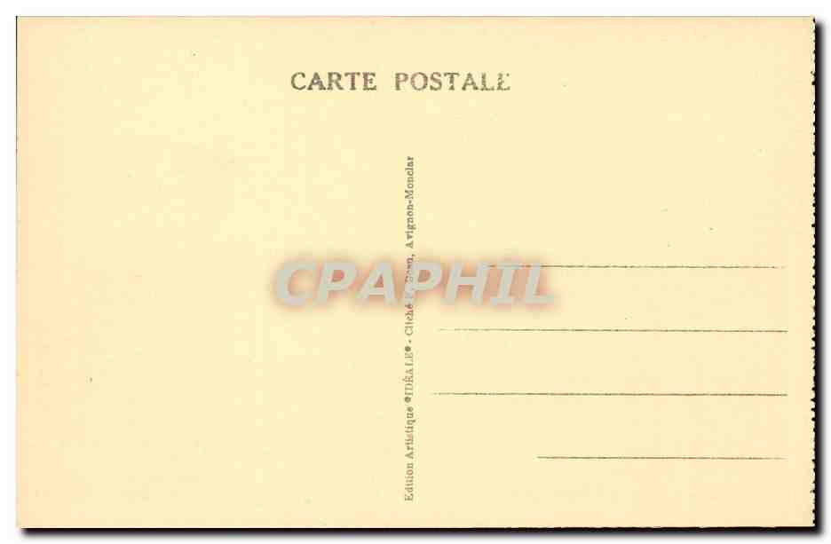 Avignon- Ancien Hotel des Monnaies - Actuellement Conservatoire de la Musique - CPA  — Verso