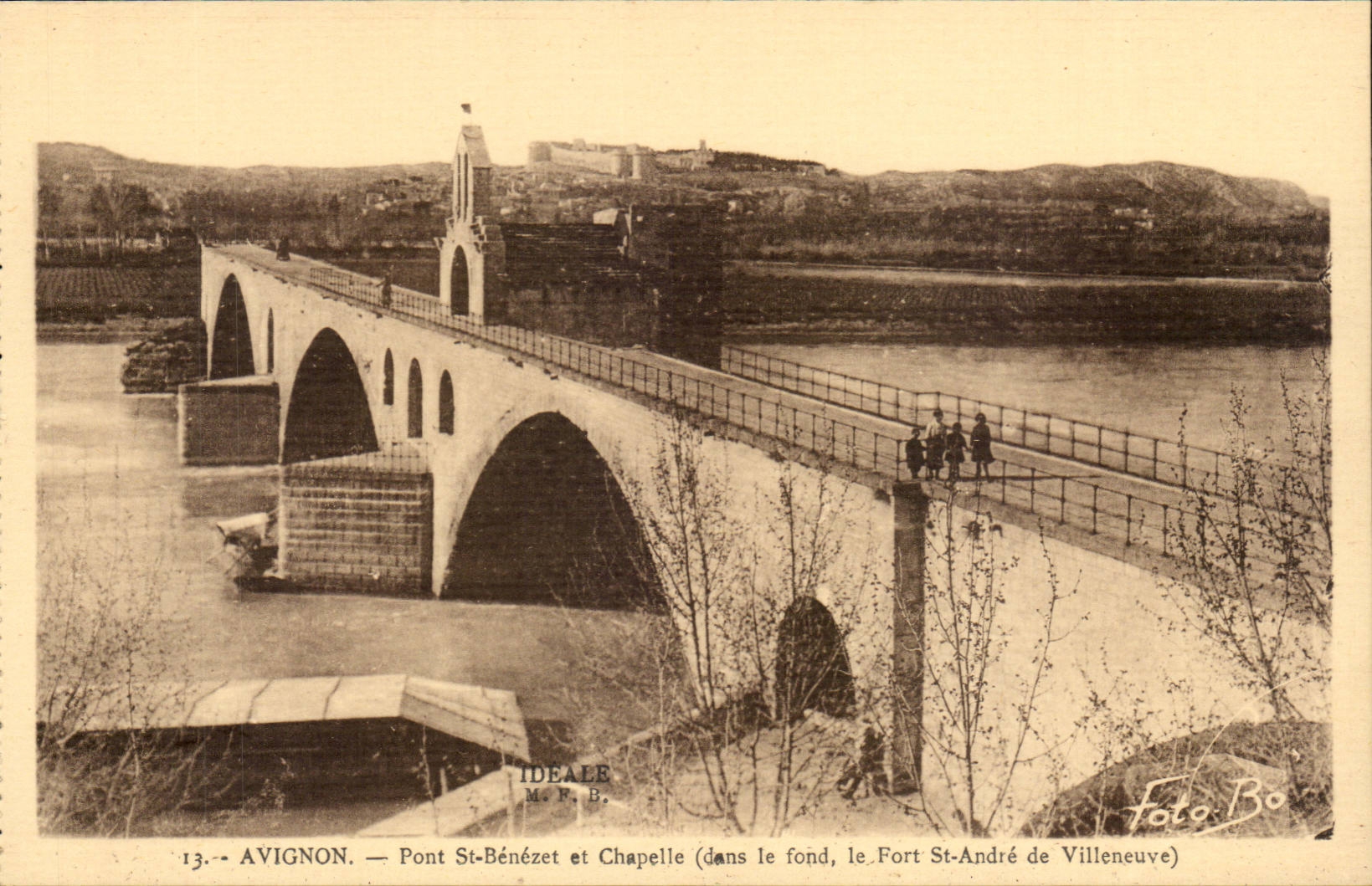 Avignon- Pont St Benezet et Chapelle - CPA 