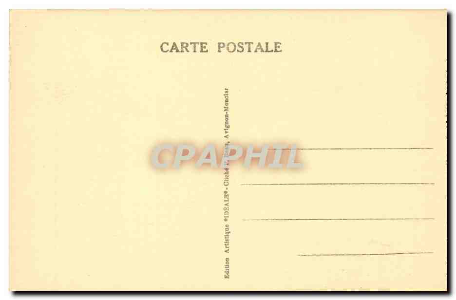 Avignon- Pont St Benezet et Chapelle - CPA  — Verso