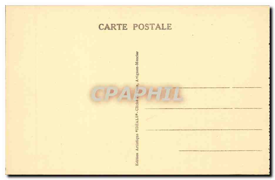 Avignon- Promenade du Rocher des Doms - Bassin des Cygnes - CPA  — Rückseite