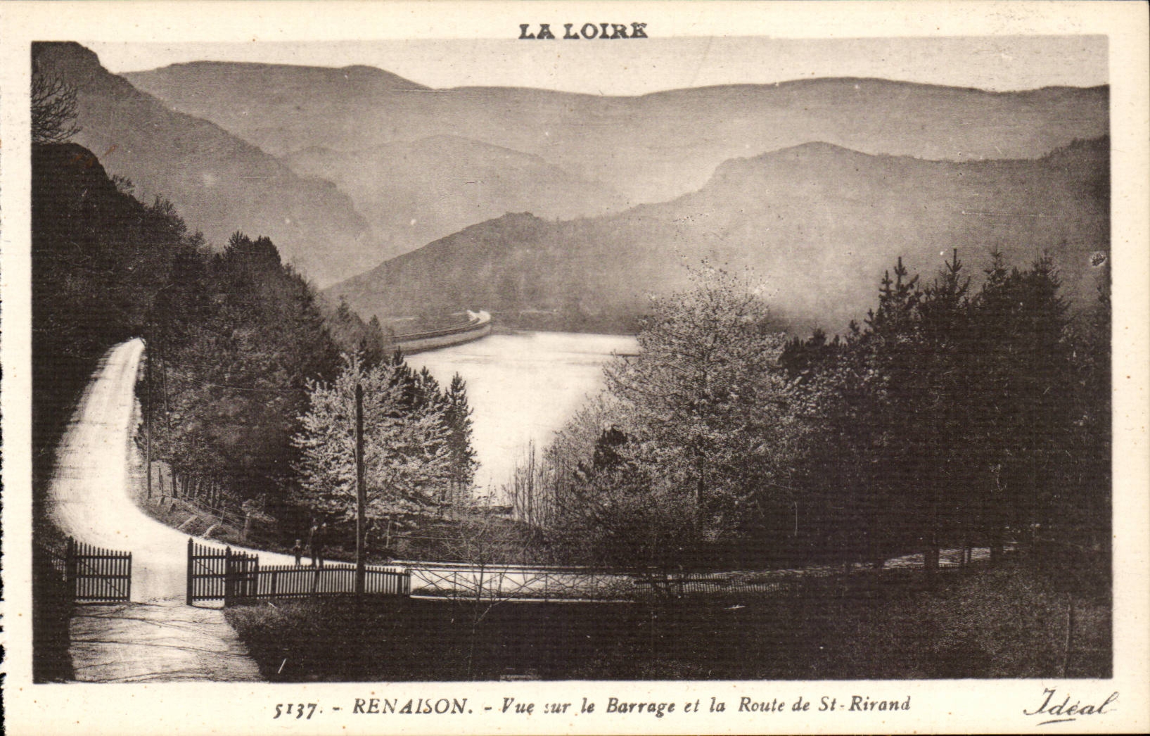 The Loire — View of the Dam and the St-Rirand Road — Ideal, No. 5137