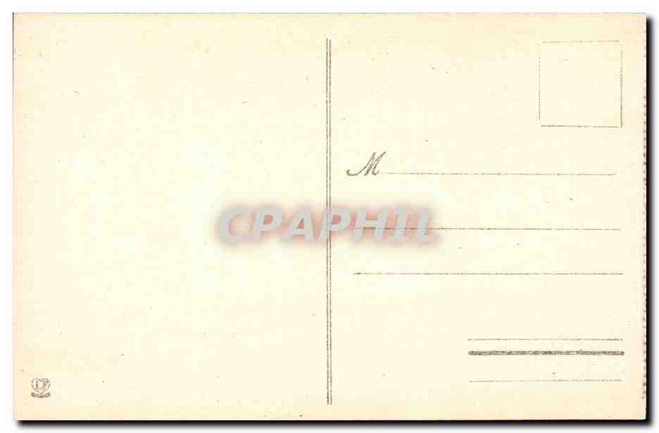 Pau - Chateau Henri IV - Salon d'Attente CPA  — Rückseite