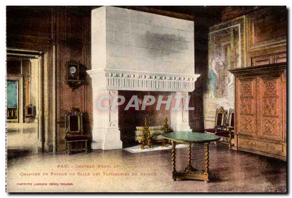 Pau - Chateau Henri IV - Chambre de Pysche CPA 