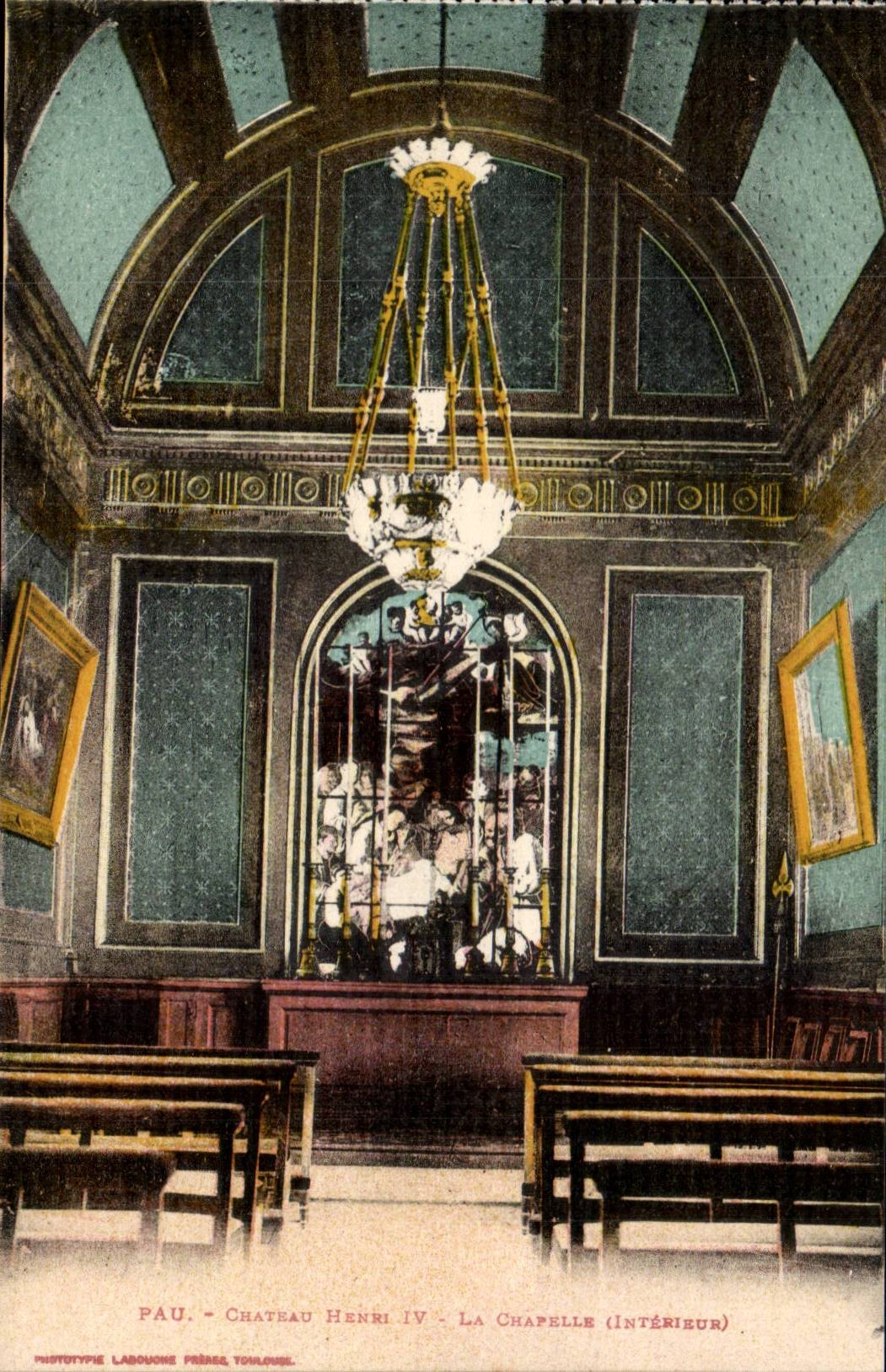 Pau - Chateau Henri IV - La Chapelle CPA 