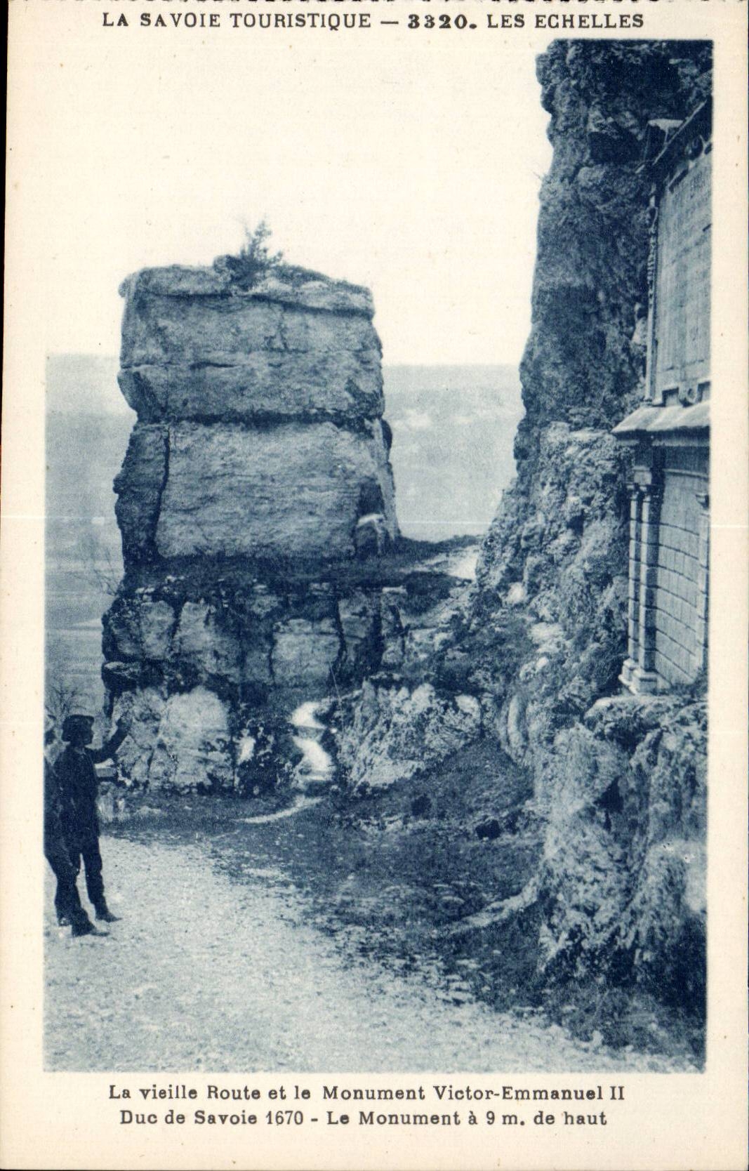 La Vieille Route et le Monument Victor Emmanuel II - CPA 