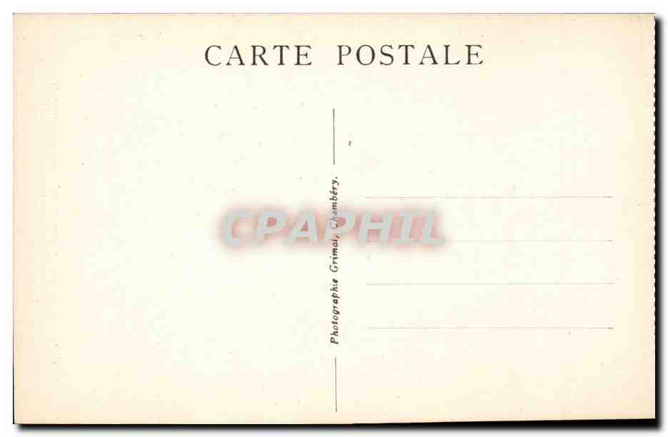 La Vieille Route et le Monument Victor Emmanuel II - CPA  — Rückseite