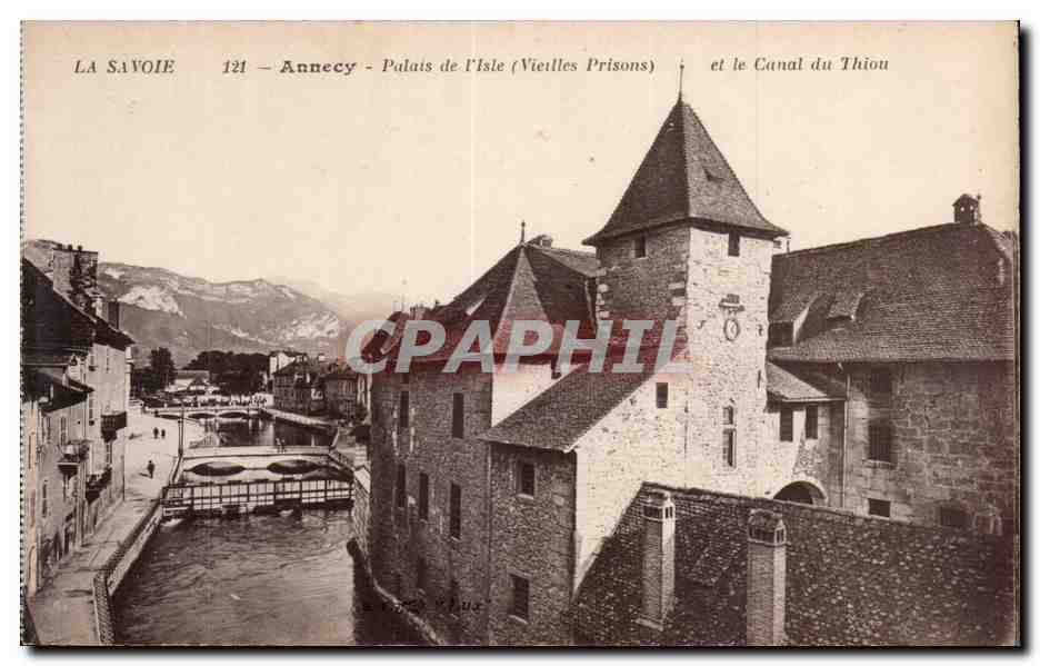 Annecy - Palais de l'Isle et le Canal du Thiou - CPA 