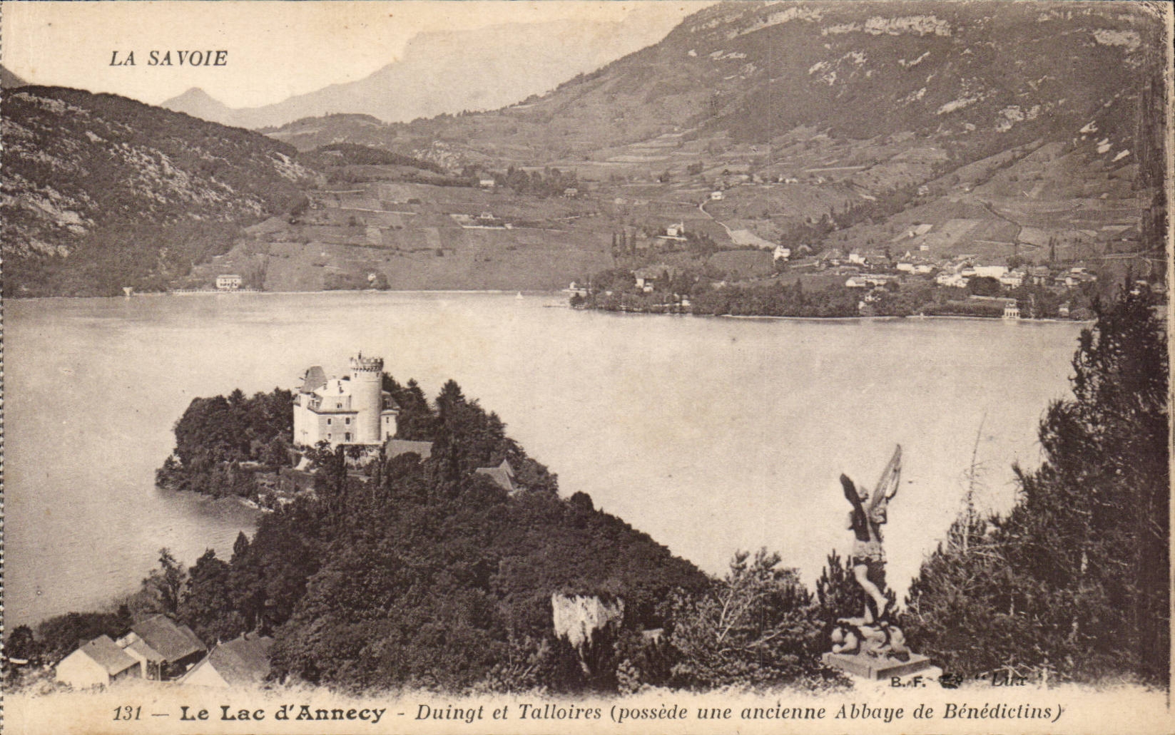 Aix les Bains - Duignt et Talloires Abbaye de Benedectins - CPA 