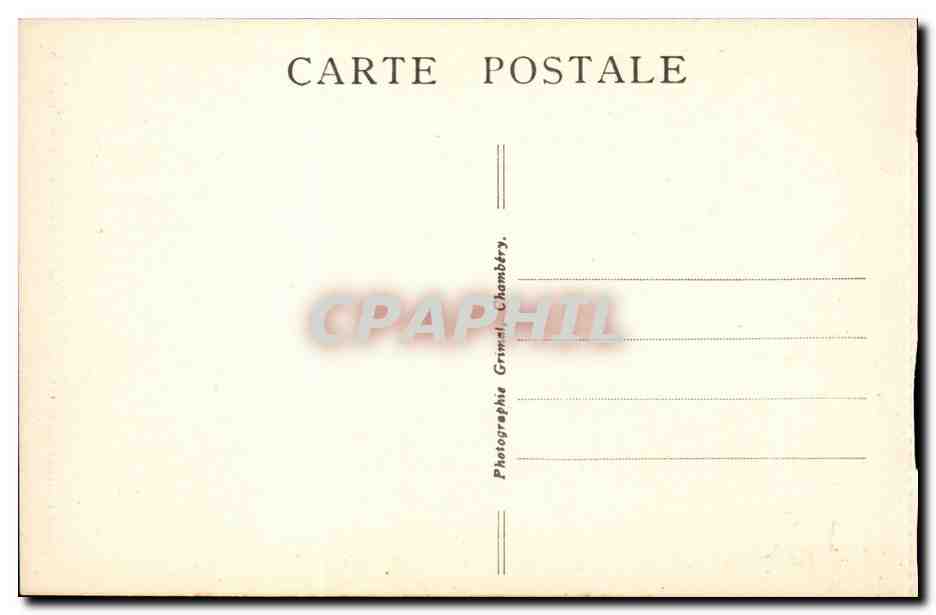 Route de St Laurent du Pont et la Grande Chartreuse - Le Pin d'Aiguille - CPA  — Verso
