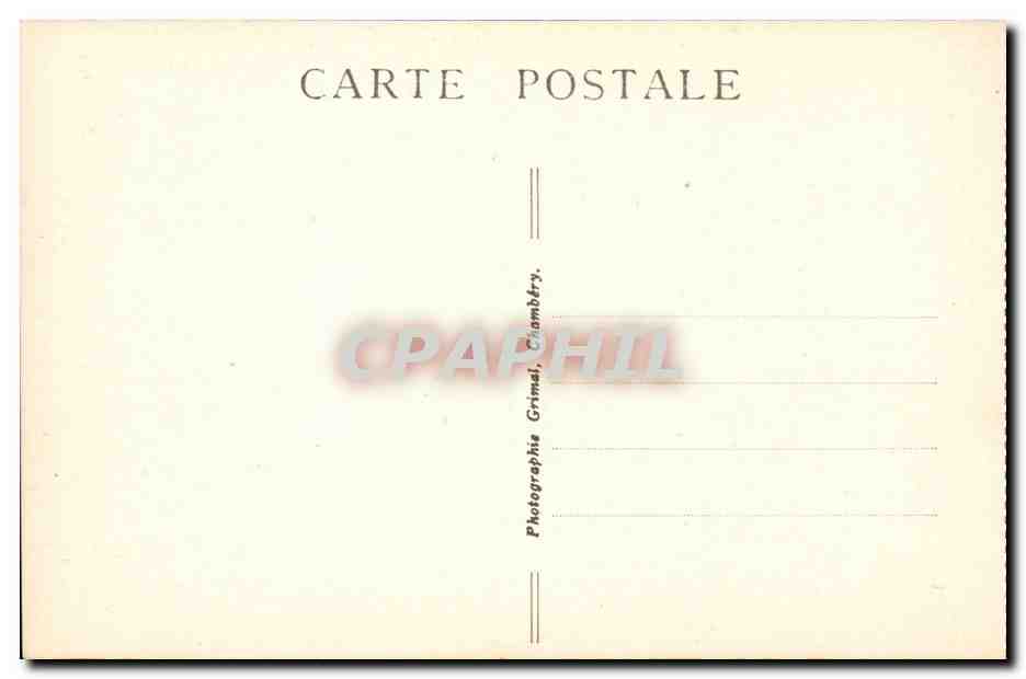 Route de St Laurent du Pont et la Grande Chartreuse - Pont Saint Bruno - CPA  — Verso