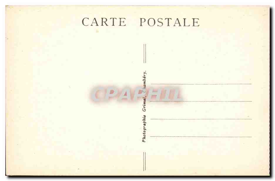 Route de St Laurent du Pont et la Grande Chartreuse - L'Entree du Desert - CPA  — Verso