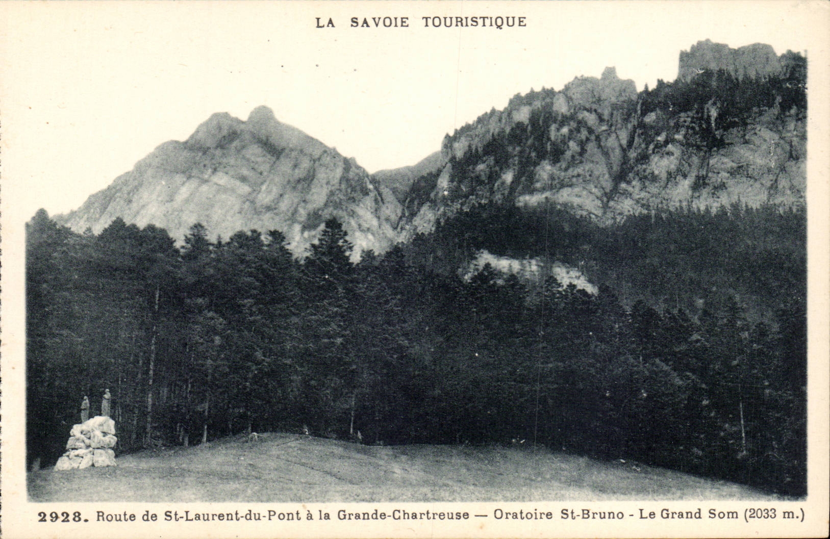 Route de St Laurent du Pont a la Grande Chartreuse - Oratoire Saint Bruno - CPA 