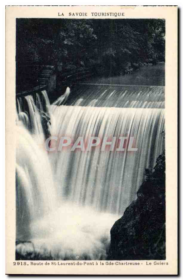 Route de St Laurent du Pont a la Grande Chartreuse - Le Guiers - CPA 