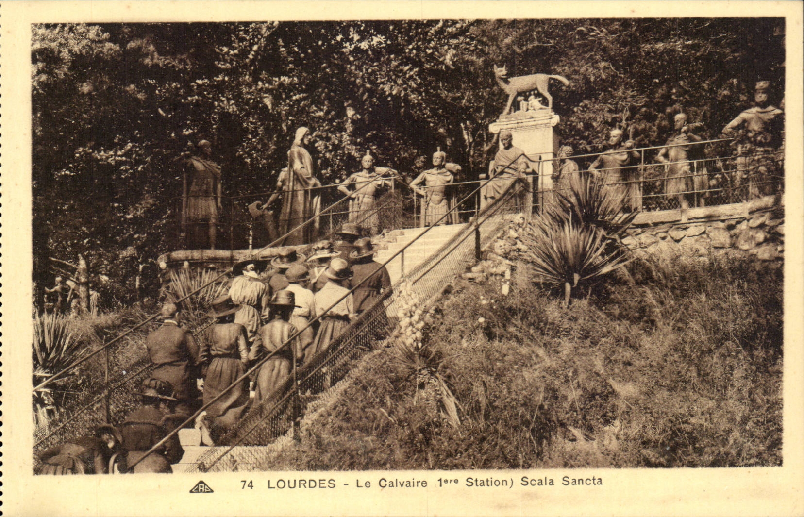 Lourdes - Le Calvaire - I Station - Scala Sancta - CPA 