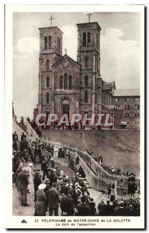 Dauphine - Notre Dame de la Salette - le recit de l'apparition - CPA 
