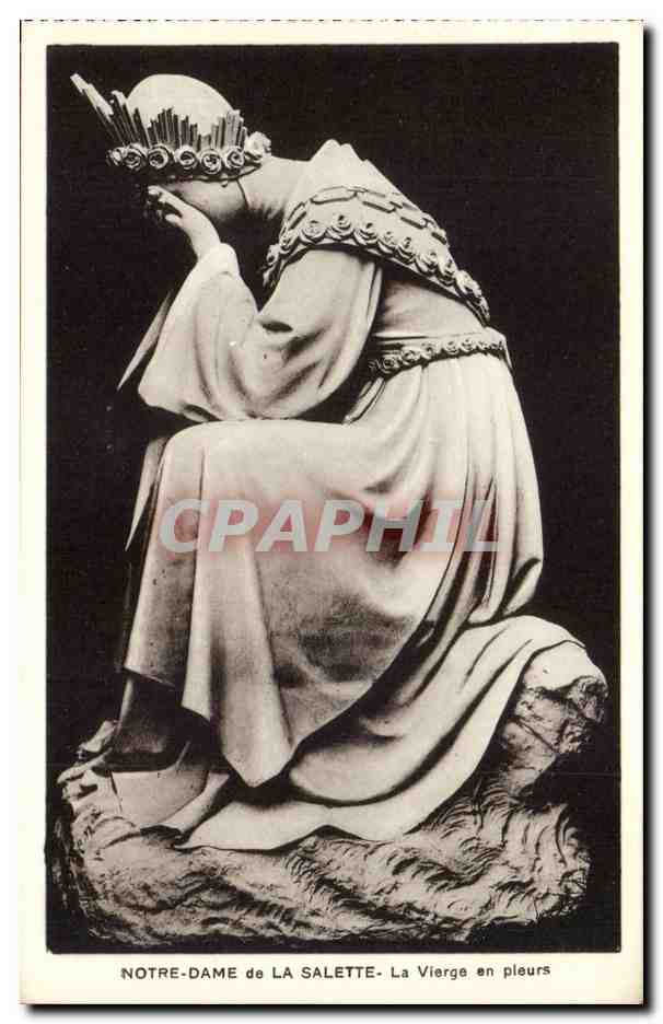 Dauphine - Notre Dame de la Salette - La Vierge en pleurs - CPA 
