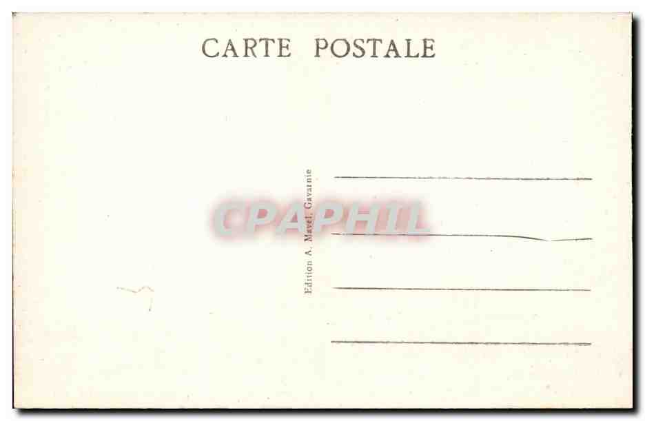 Gavarnie - Le Cique - CPA  — Verso