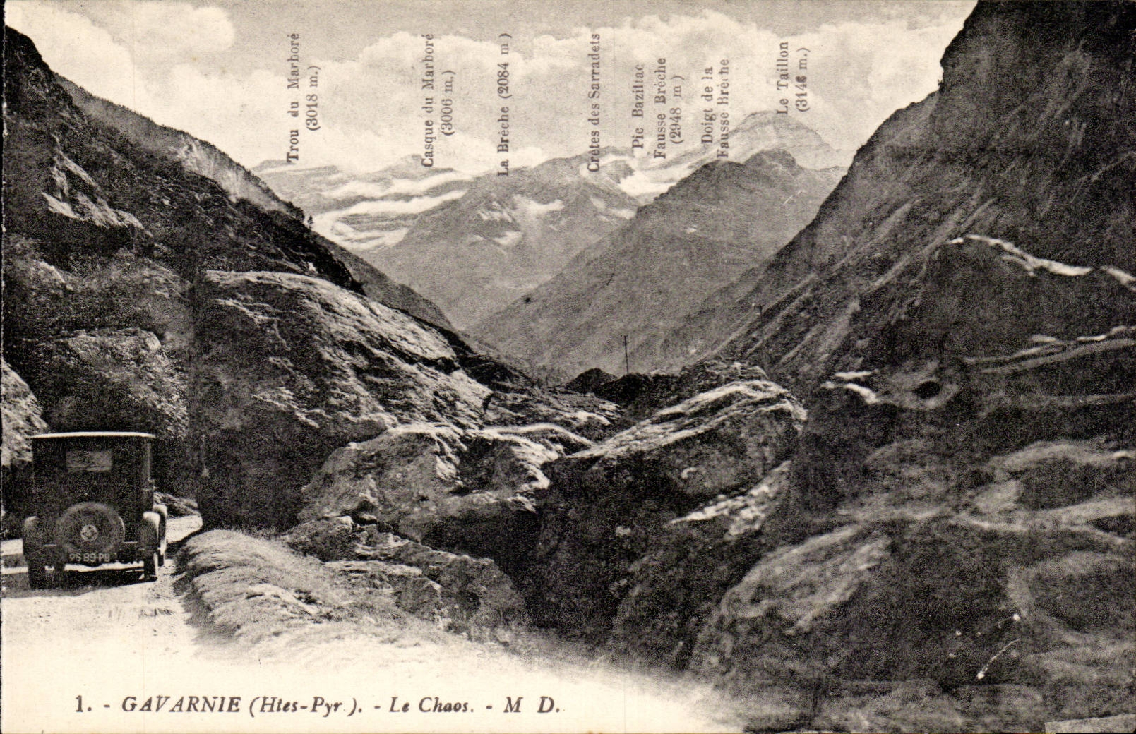 Gavarnie - Le Chaos - CPA 