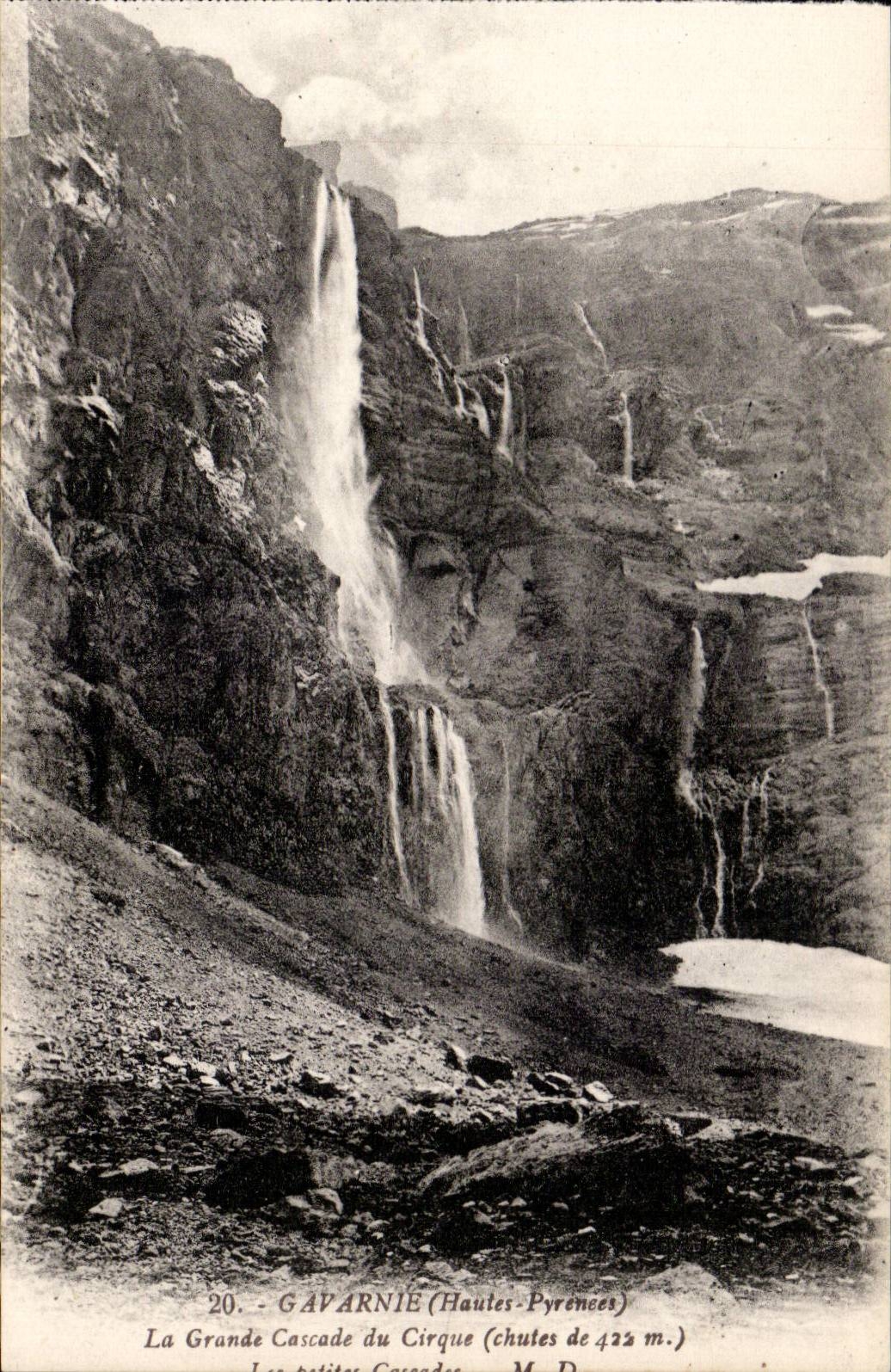 Gavarnie - La Grande Cascade du Cirque - CPA 