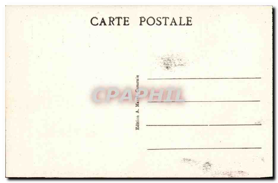 Gavarnie - Le Cirque - le Gave L'Hotel de Vignemale - CPA  — Verso